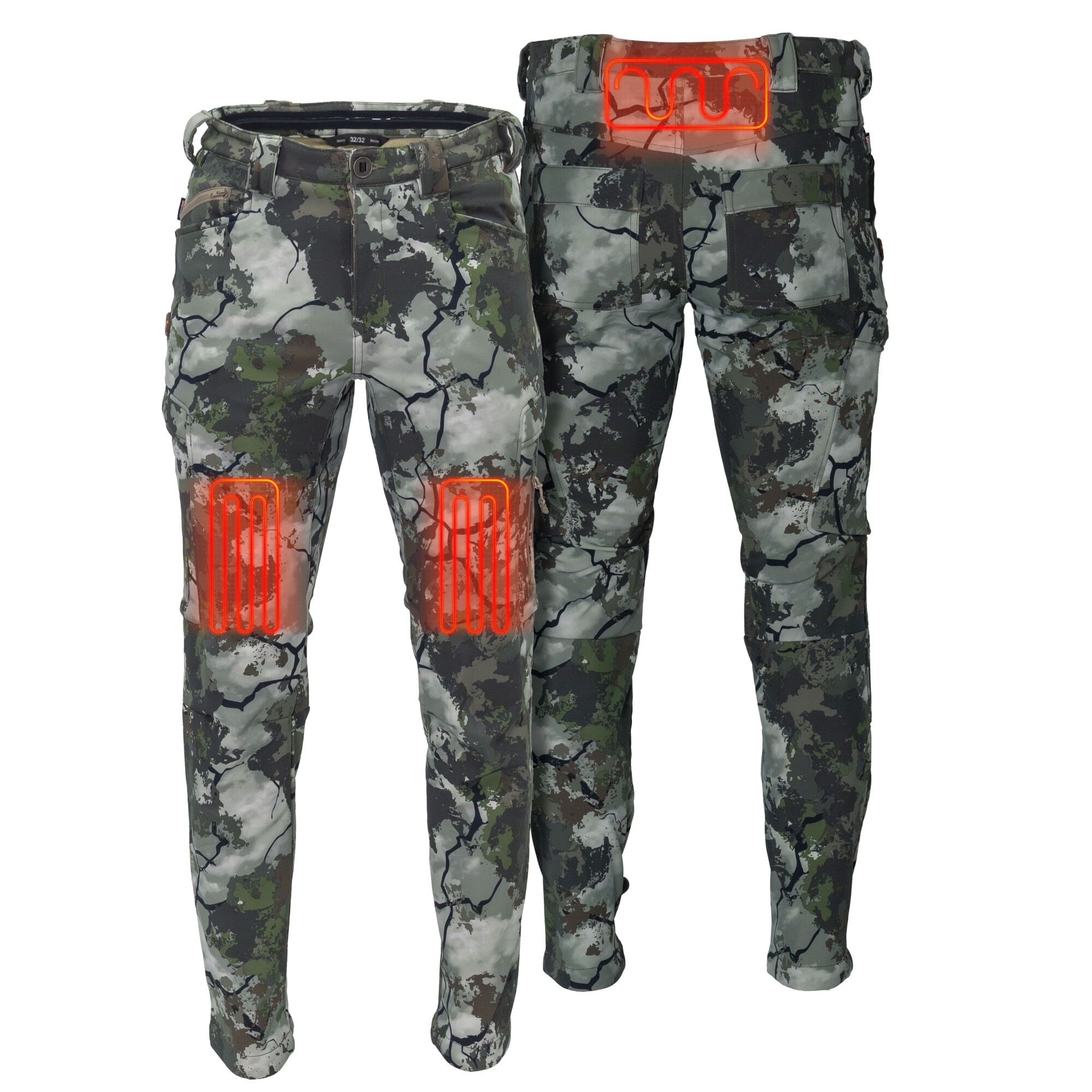 Fieldsheer Men's KCX Terrain Heated Pant Kings Ultra 36/32